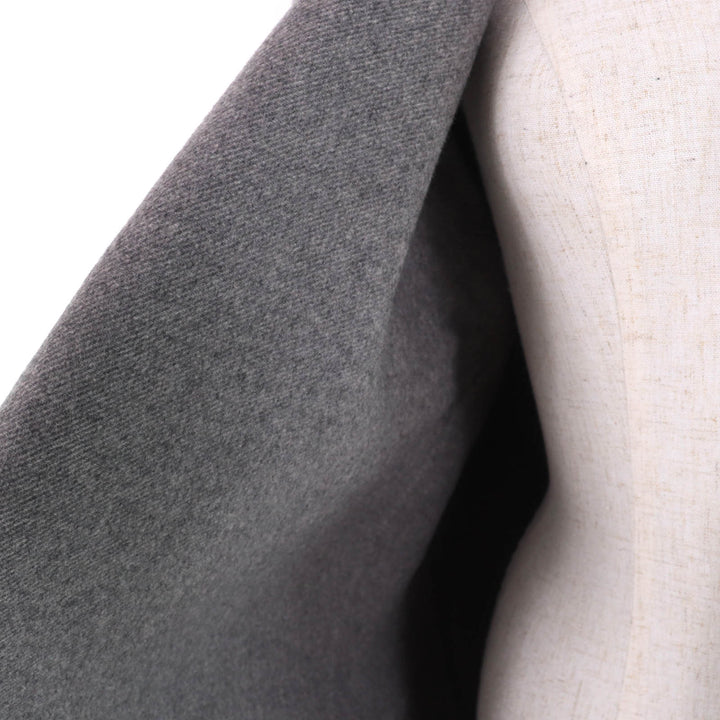 CELINE coat Egg Crombie Coat with Open Front gray cashmere Women 34 28H13/6700