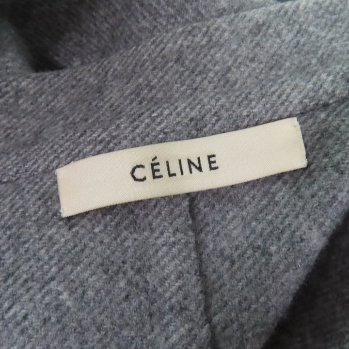 Great CELINE coat gray cashmere Women 34 28H13/6700