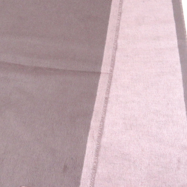 Pristine DIOR Scarf CD logo embroidery fringe Rose Violet silk mens 93C0015DH001