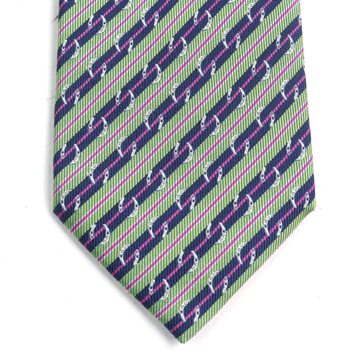 Pristine HERMES tie CRAVATE SOIE LOURDE Regimental stripes multicolor silk mens
