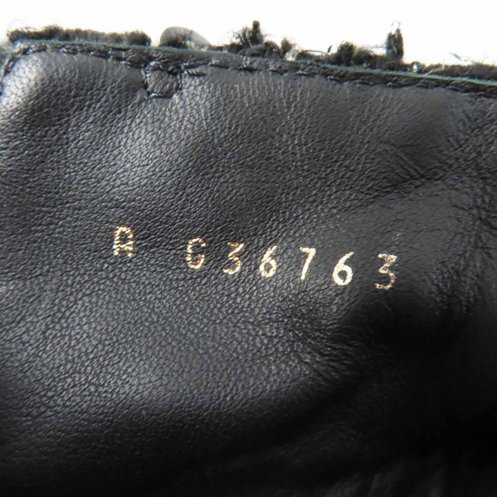 Pristine CHANEL short boots COCO Mark Turnlock with Sequins Women 36 G36763
