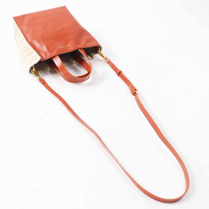 Excellent MARNI Shoulder Bag MUSEO MINI 2WAY Hand/ Multi canvas Women
