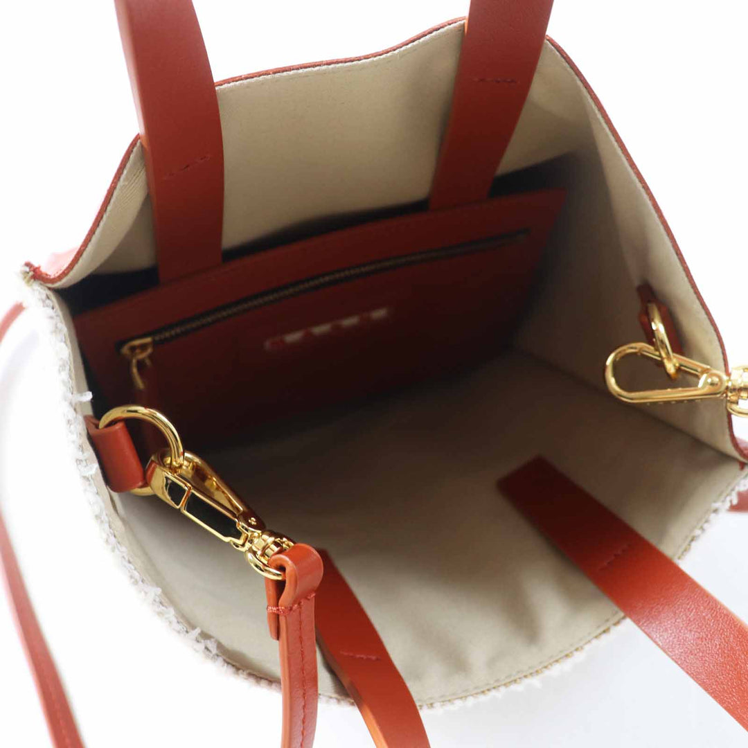 Excellent MARNI Shoulder Bag MUSEO MINI 2WAY Hand/ Multi canvas Women