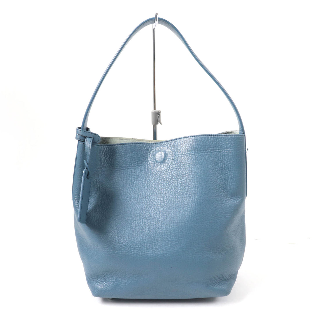 HIROFU Handbag Blue leather Women 19250B