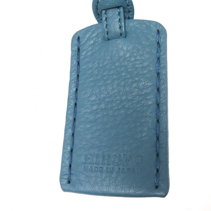 HIROFU Handbag Blue leather Women 19250B