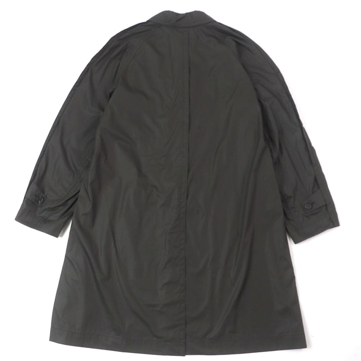 Great Salvatore Ferragamo coat Logo button closure Charcoal gray mens 52