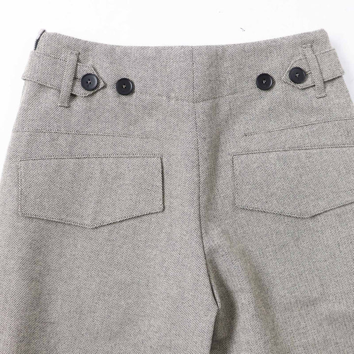 Pristine LOUIS VUITTON Pants Side zip, 3/4 length Beige Polyurethane Women 32