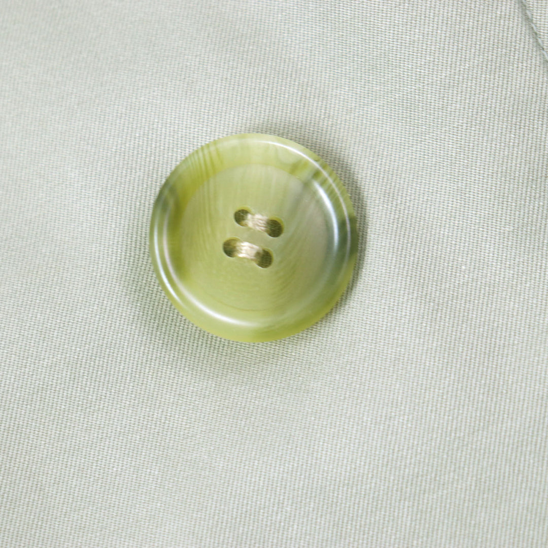 Very Good Burberrys Stainless collar coat with liner, concealed placket khaki mens