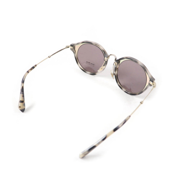 Pristine Miu Miu sunglasses Leopard Pattern Logo Wellington gray Women SMU51S