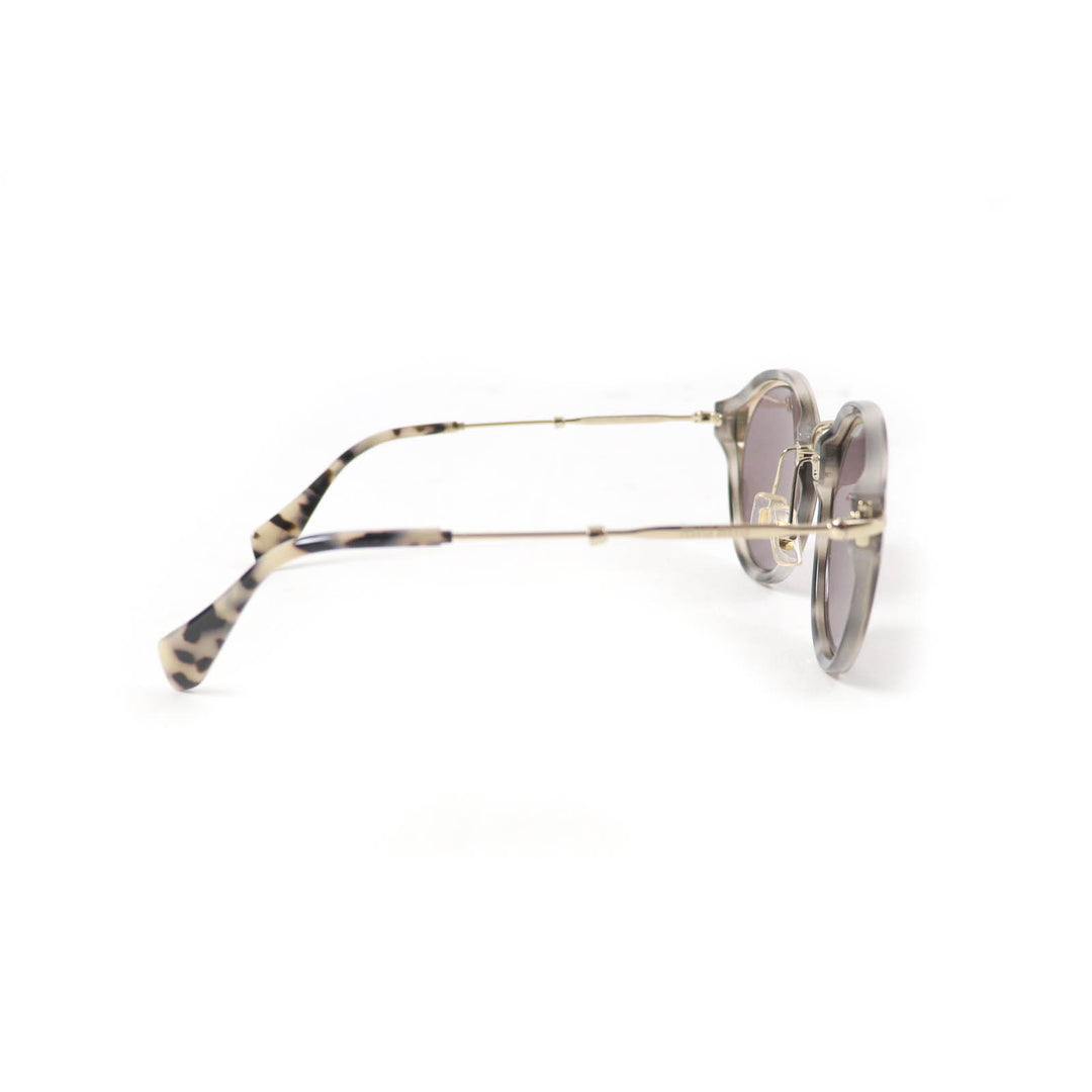 Pristine Miu Miu sunglasses Leopard Pattern Logo Wellington gray Women SMU51S