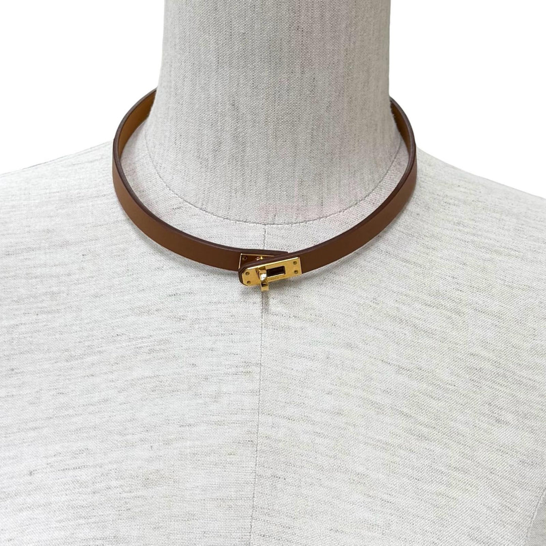 Pristine HERMES choker Choker Mini Kelly Current product Vaux Swift Leather