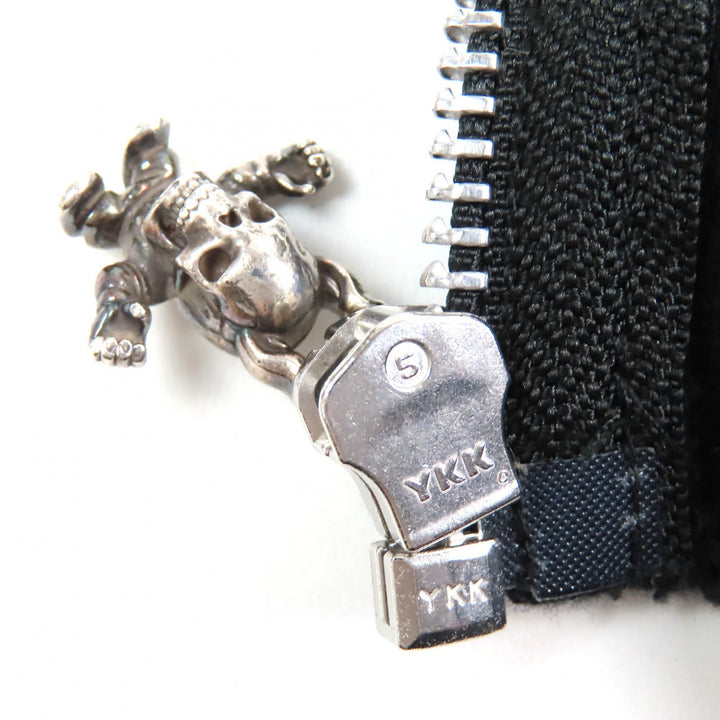 Very Good CHROME HEARTS hoodie FOTI Skull all-over back print zip-up