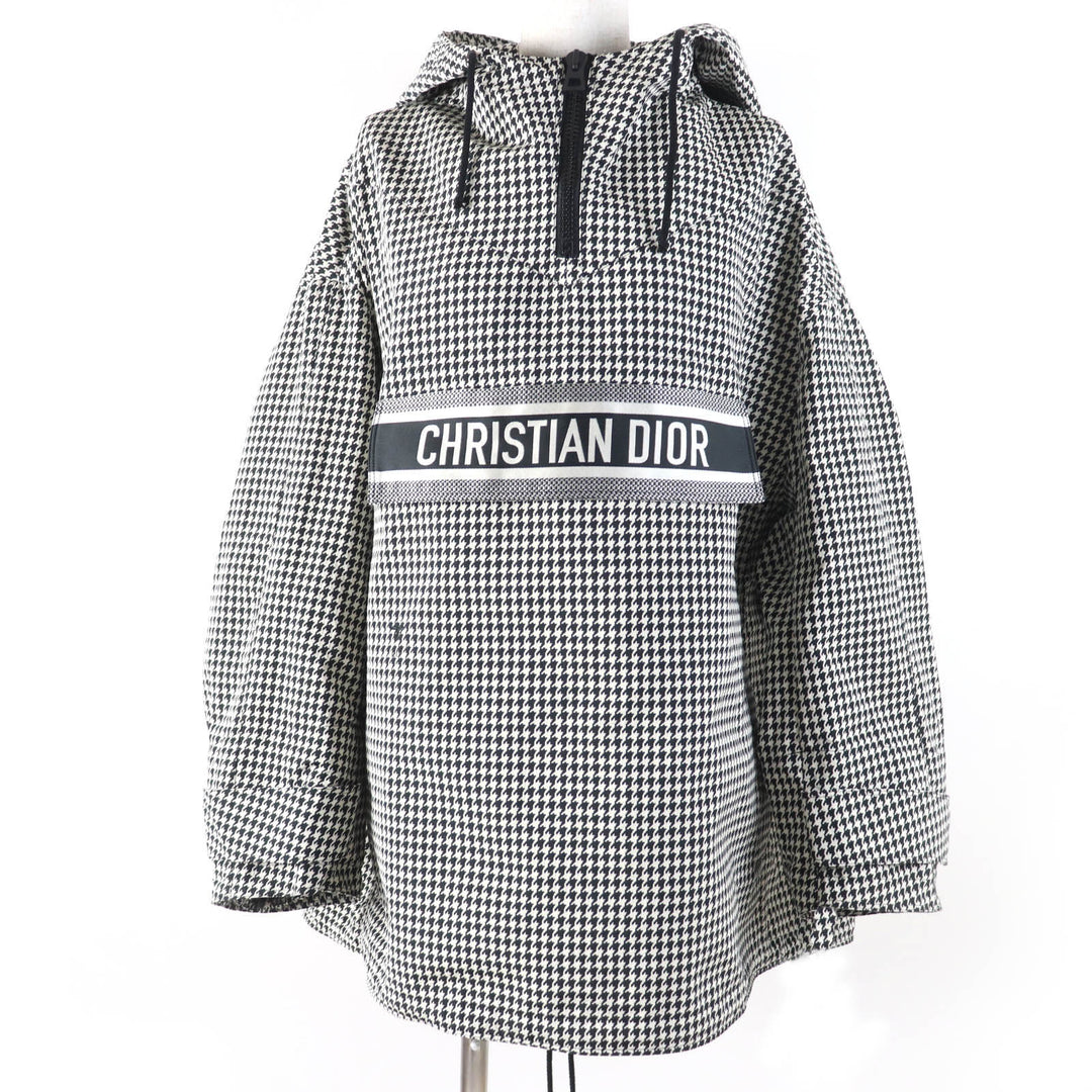 Christian Dior Blouson anorak Houndstooth Pattern polyester Women L 017C10A2856