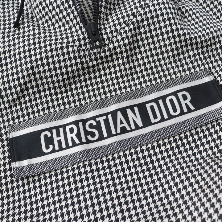 Christian Dior Blouson anorak Houndstooth Pattern polyester Women L 017C10A2856