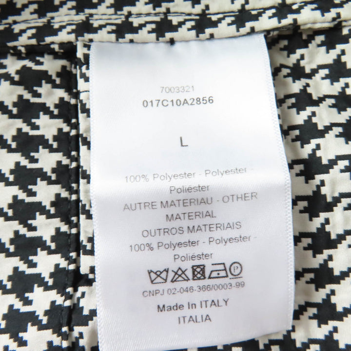 Christian Dior Blouson anorak Houndstooth Pattern polyester Women L 017C10A2856