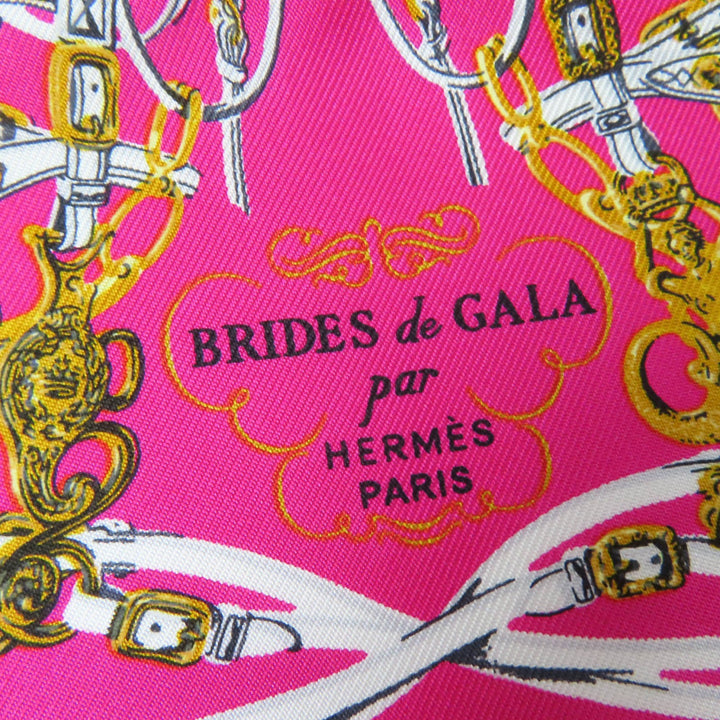Pristine HERMES scarf BRIDES de GALA Brides for ceremonies silk Women