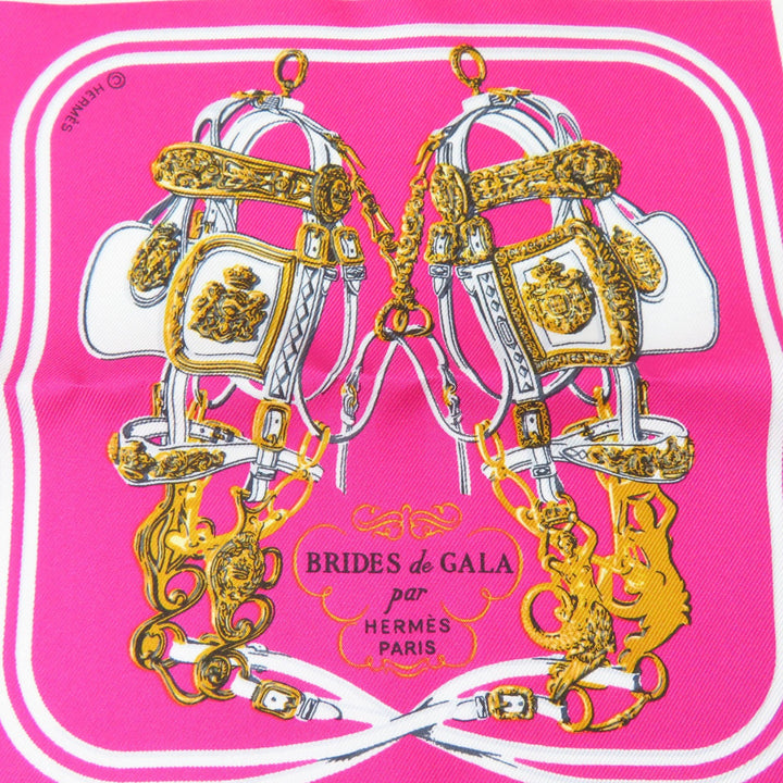 Pristine HERMES scarf BRIDES de GALA Brides for ceremonies silk Women