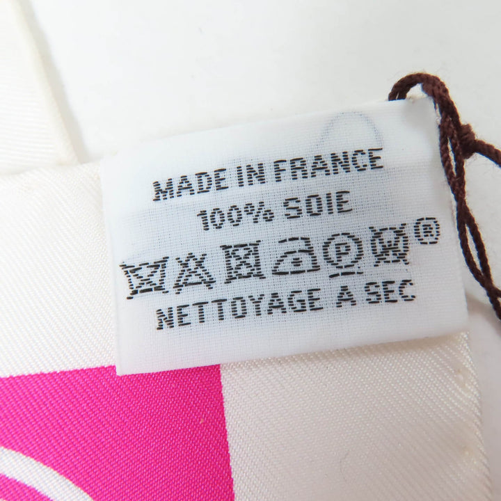 Pristine HERMES scarf BRIDES de GALA Brides for ceremonies silk Women
