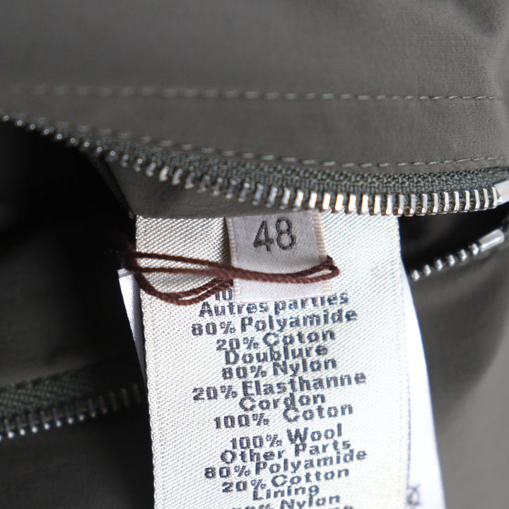 HERMES Jacket Serie button water repellent nylon switch hooded mens 48 H462120HB