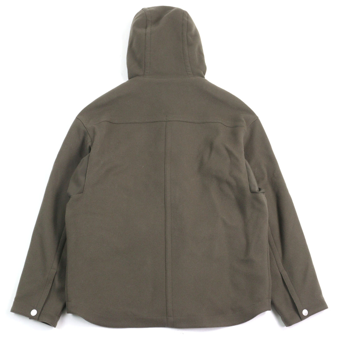 HERMES Jacket Serie button water repellent nylon switch hooded mens 48 H462120HB