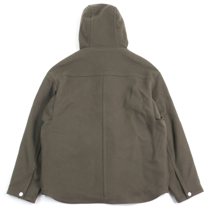 HERMES Jacket Serie button water repellent nylon switch hooded mens 48 H462120HB