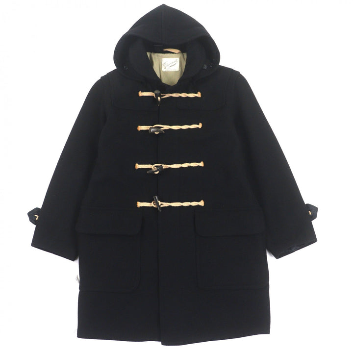 Excellent N.HOOLYWOOD GLOVER ALL Duffel coat black wool mens 48