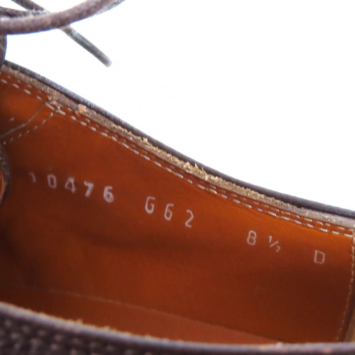 Excellent Salvatore Ferragamo Leather shoes Gancini logo Metal Dark brown