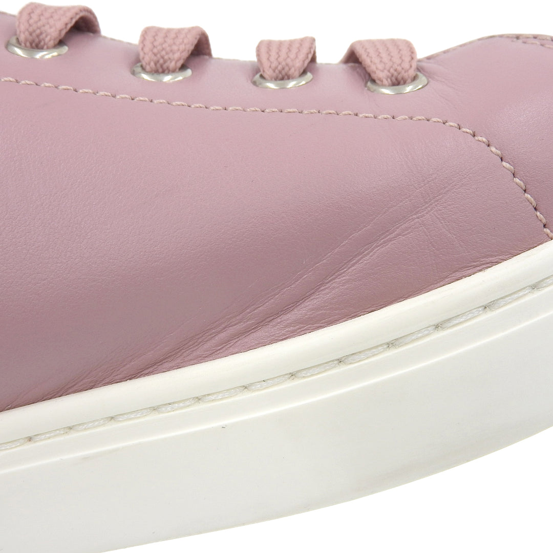 Excellent DOLCE&GABBANA Low cut sneakers pink leather mens 9 CS1326