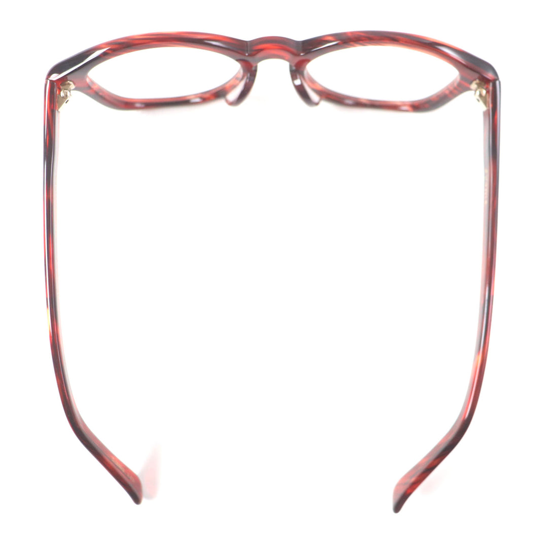 Great ayame Glasses NEWOLD New Old Clear red mens