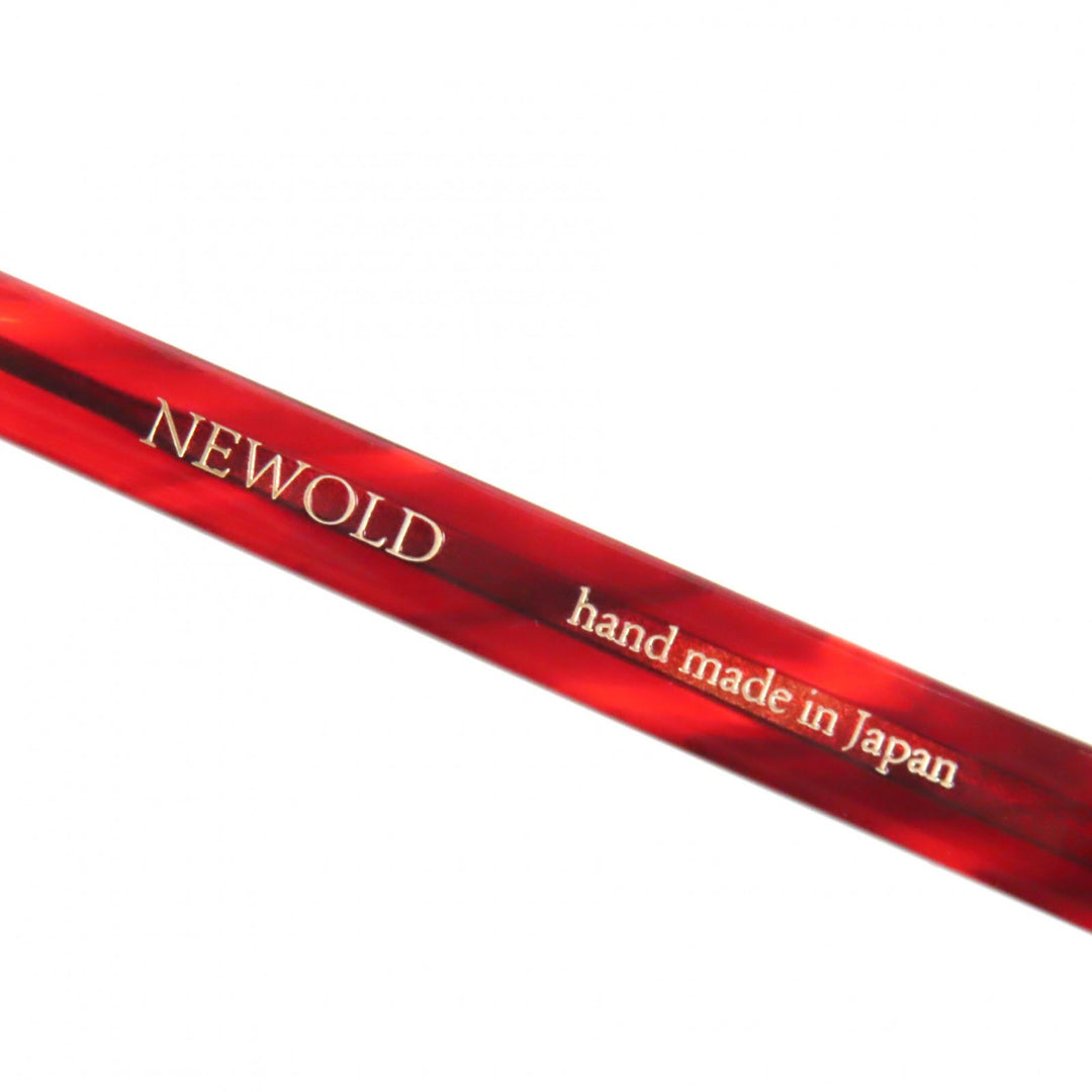 Great ayame Glasses NEWOLD New Old Clear red mens