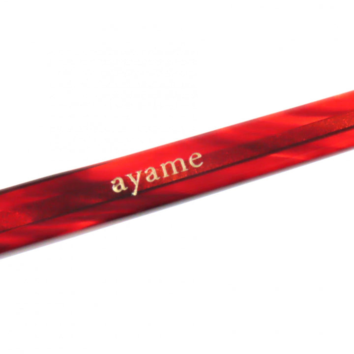 Great ayame Glasses NEWOLD New Old Clear red mens
