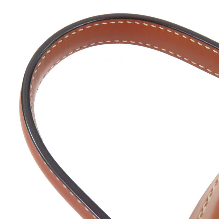 Excellent CELINE Handbag Oval Menodiaire Cuir Triomphe Tan Women 198613