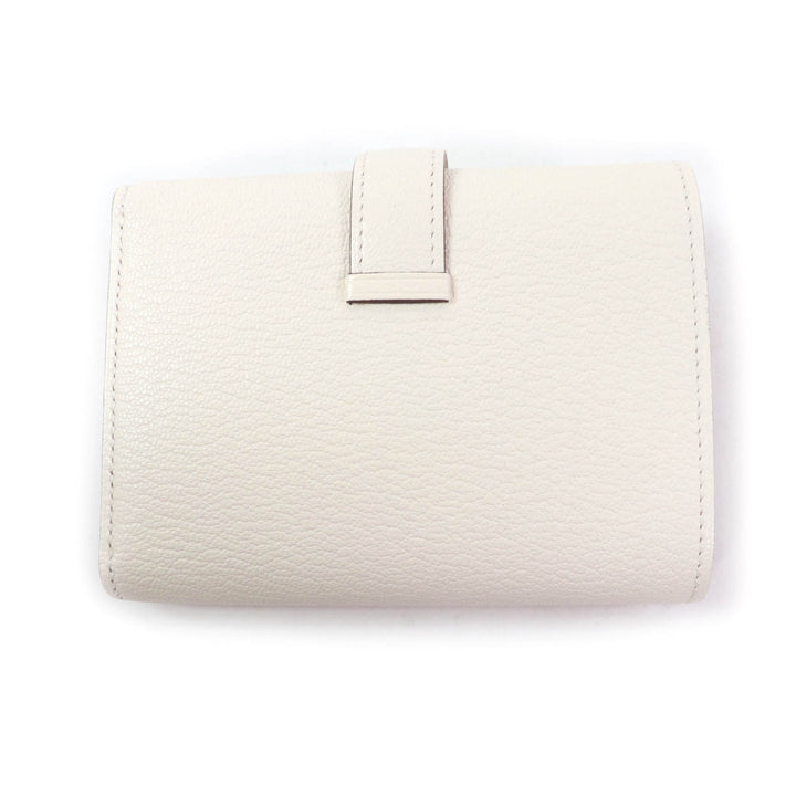 Pristine HERMES Tri-fold wallet Bearn combine Shave Women