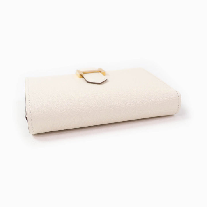 Pristine HERMES Tri-fold wallet Bearn combine Shave Women