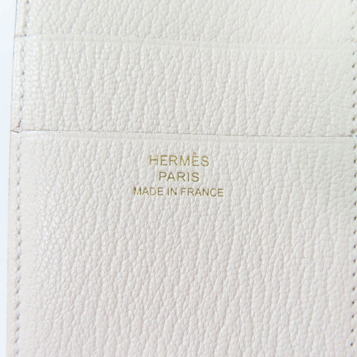 Pristine HERMES Tri-fold wallet Bearn combine Shave Women