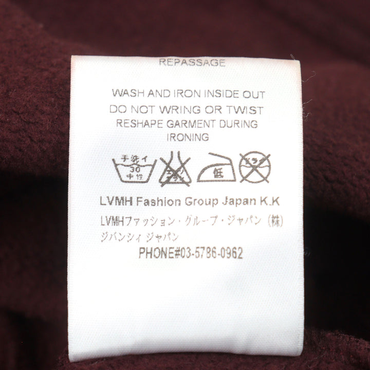 Discounted Great GIVENCHY sweat Bordeaux cotton mens XS 7151 653