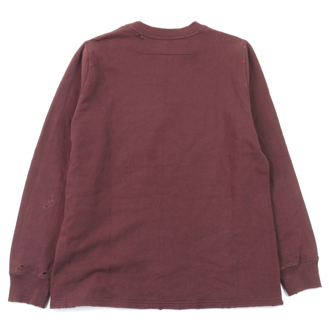 Discounted Great GIVENCHY sweat Bordeaux cotton mens XS 7151 653