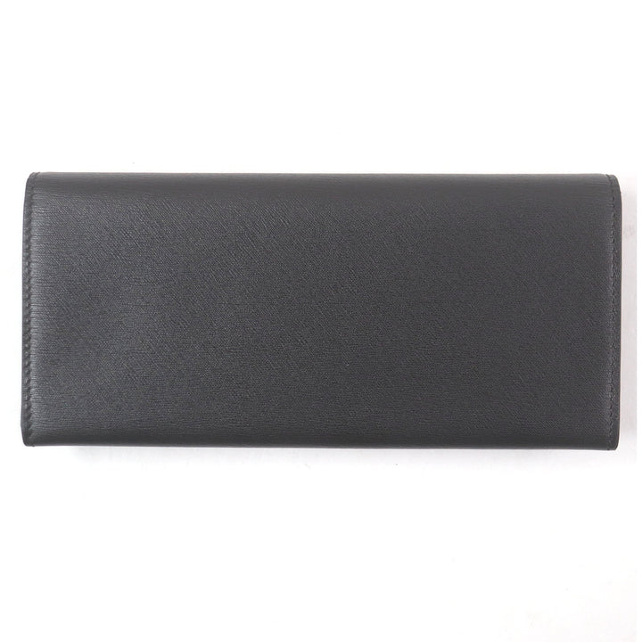 Pristine Dunhill Purse sidecar Long wallet black leather mens