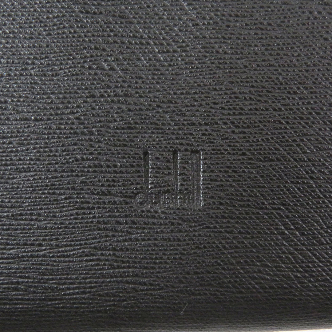 Pristine Dunhill Purse sidecar Long wallet black leather mens