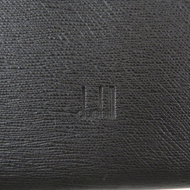 Pristine Dunhill Purse sidecar Long wallet black leather mens