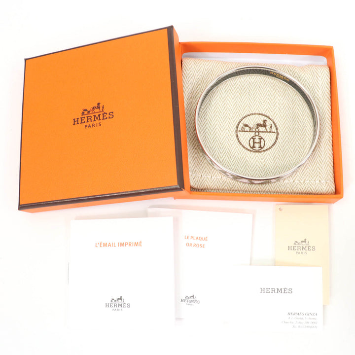 Excellent HERMES Bracelet ilver white Women