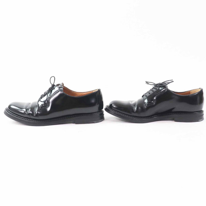 Great CHURCH'S Leather shoes Polished Binder Derby Shoes/ black leather Women 35
