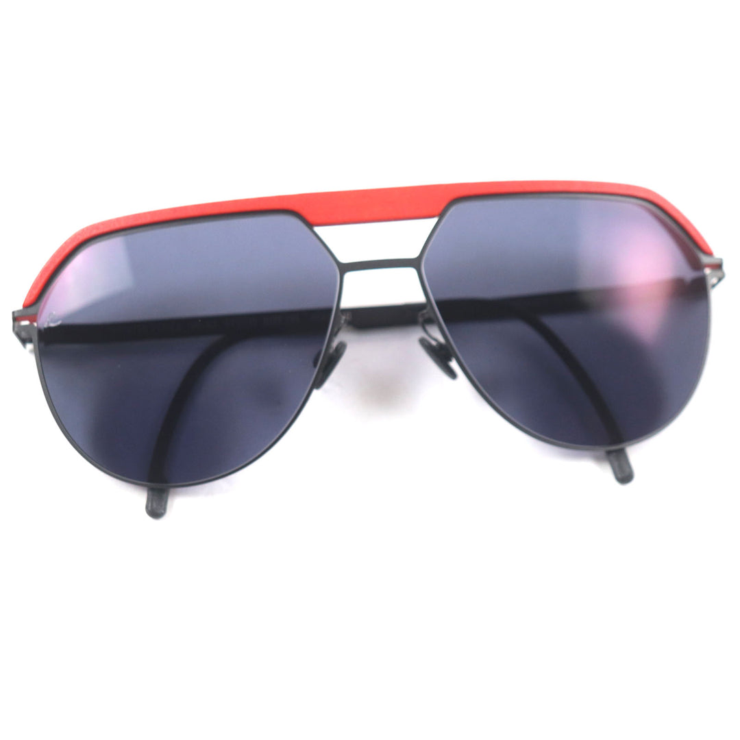 Excellent MYKITA LEICA sunglasses Handmade Current product PATENTED Black red mens ML02