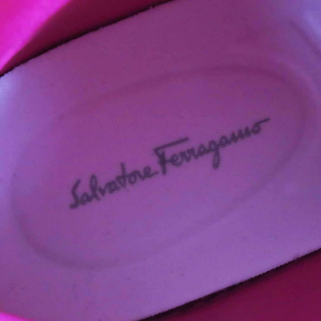 Pristine Salvatore Ferragamo High cut sneakers MAFALDA 1 Red pink fabric Women