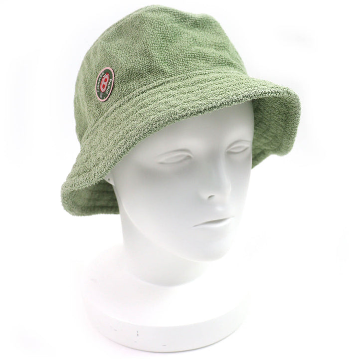 Excellent HERMES hat Harper Funny Ice Creem Patch Terry Hat Green system cotton