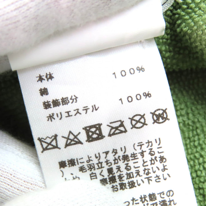 Excellent HERMES hat Harper Funny Ice Creem Patch Terry Hat Green system cotton
