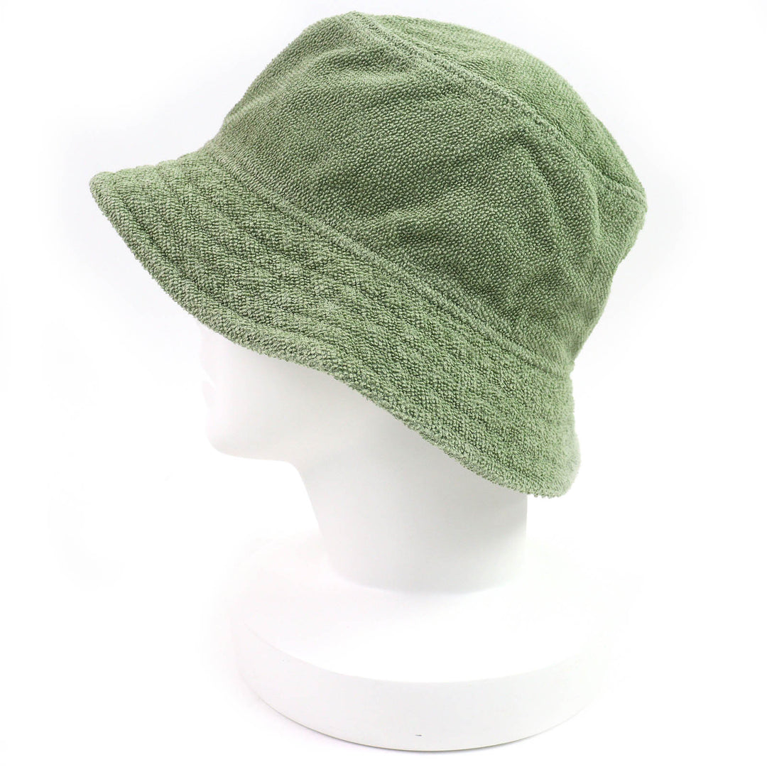Excellent HERMES hat Harper Funny Ice Creem Patch Terry Hat Green system cotton
