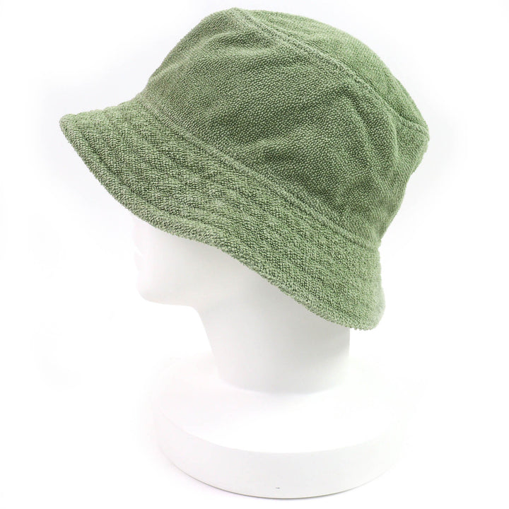 Excellent HERMES hat Harper Funny Ice Creem Patch Terry Hat Green system cotton