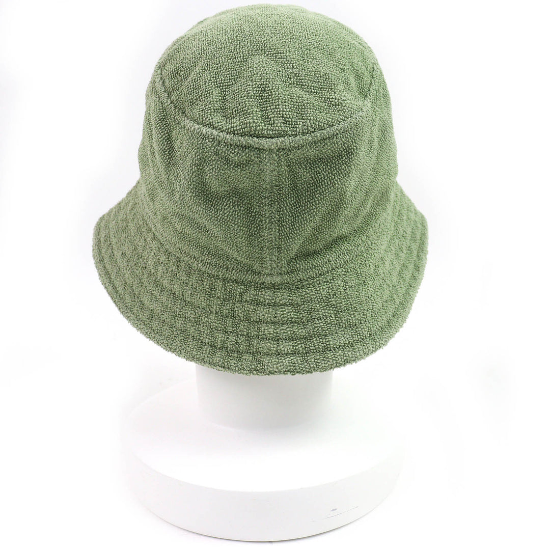Excellent HERMES hat Harper Funny Ice Creem Patch Terry Hat Green system cotton