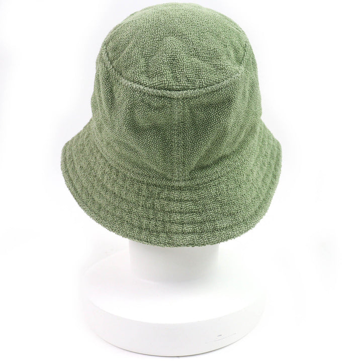 Excellent HERMES hat Harper Funny Ice Creem Patch Terry Hat Green system cotton